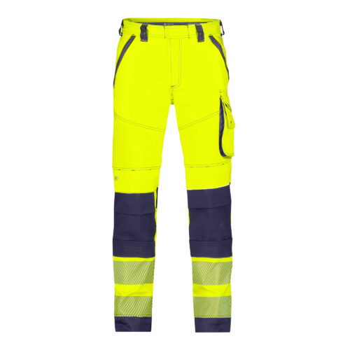 DASSY® Aruba - Stretch hogezichtbaarheidsbroek met kniezakken